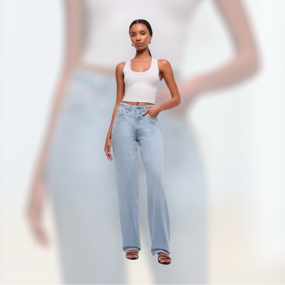 Abercrombie FinchCurve Love High Rise Loose Jean